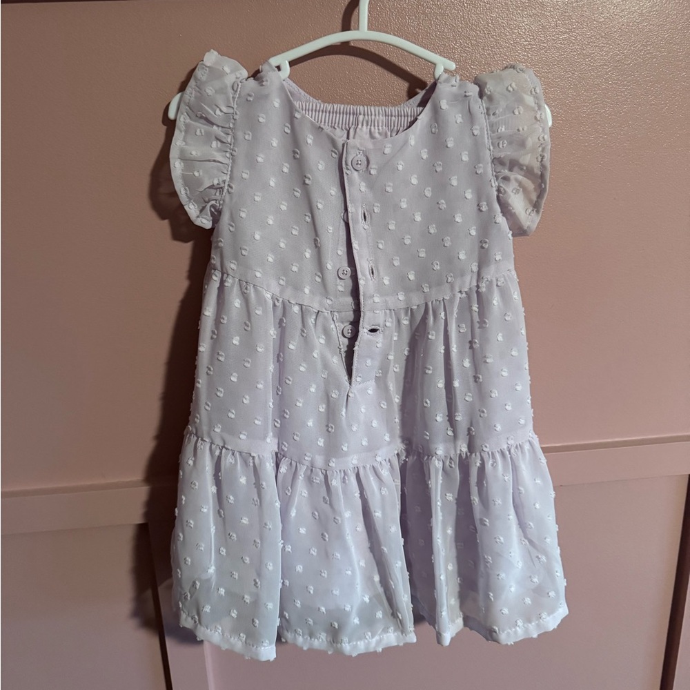 Carter's Light Purple Ruffle Dress - Picture 2 of 4